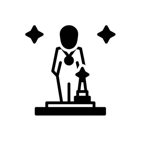 Icon for winner,triumphantのイラスト素材