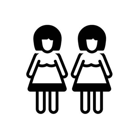 Icon for daughters,female childのイラスト素材