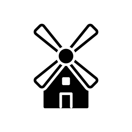 Icon for mill,manufactoryのイラスト素材