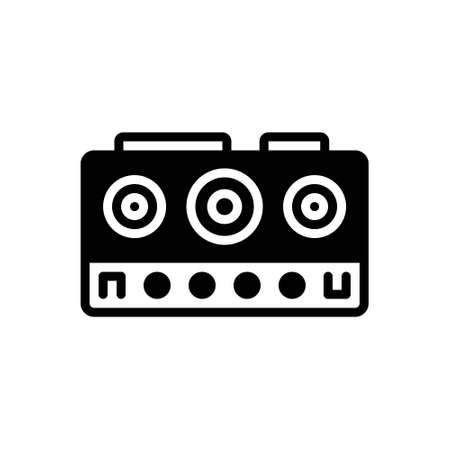 Icon for amplifier,loudspeakerのイラスト素材