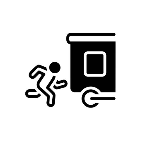 Icon for missed,leaveのイラスト素材