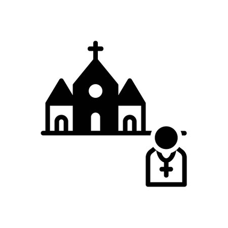 Icon for priest,adorerのイラスト素材