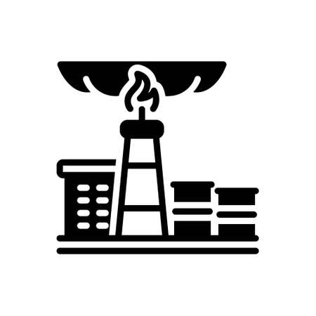 Icon for crude,unrefinedのイラスト素材