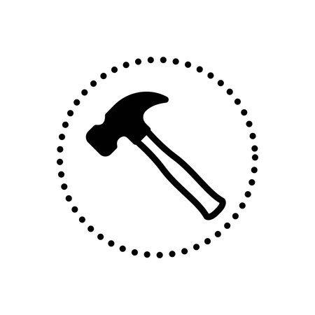 Icon for hammer,knockerのイラスト素材