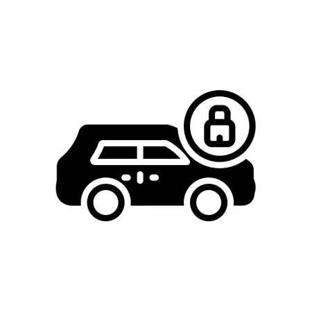 Icon for locking,theftのイラスト素材
