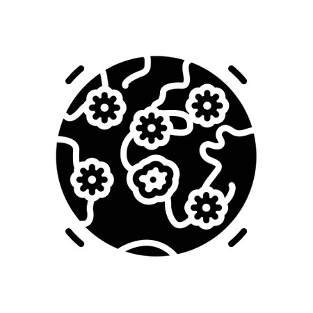 Icon for widespread,bacteriaのイラスト素材