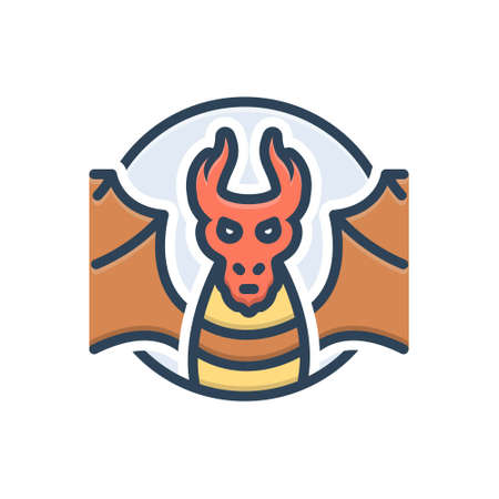 Icon for dragon,animalのイラスト素材