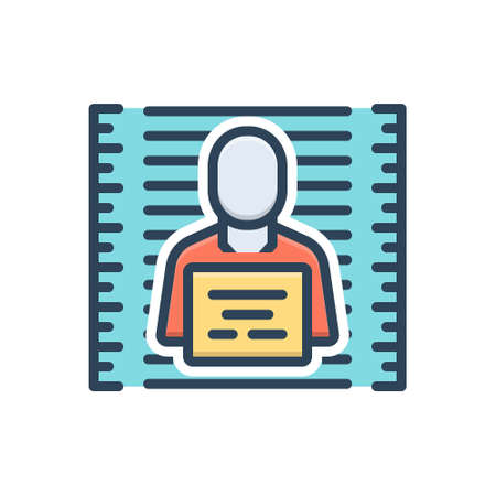 Icon for convicted,criminalのイラスト素材