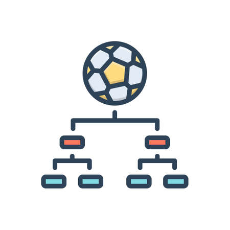 Icon for tournament,footballのイラスト素材