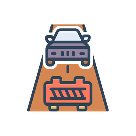 Icon for blocking, restrainのイラスト素材