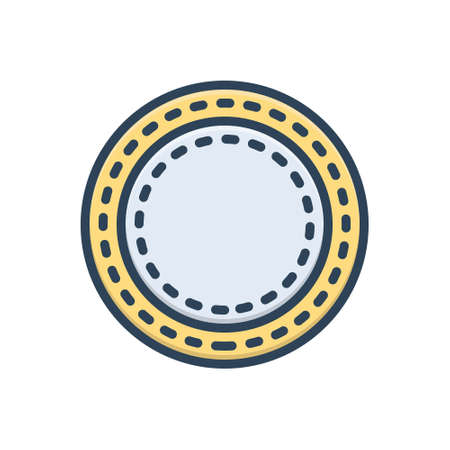 Icon for leather,tanned hideのイラスト素材