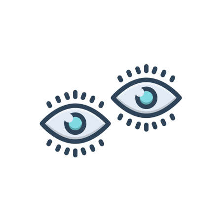 Icon for eyes,lookのイラスト素材