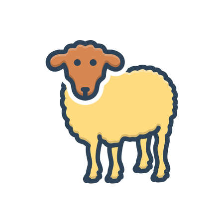 Icon for sheep,eweのイラスト素材