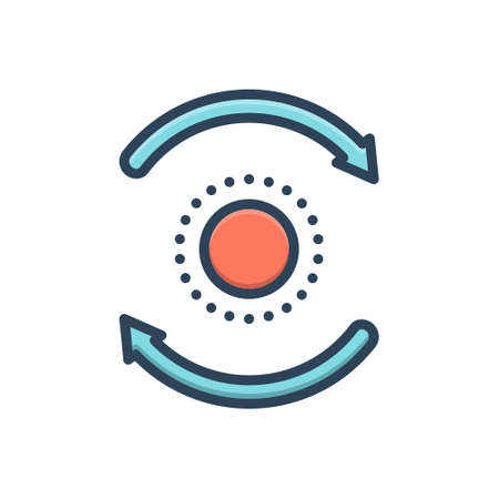 Icon for loop,circularのイラスト素材