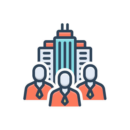 Icon for employers,bossのイラスト素材