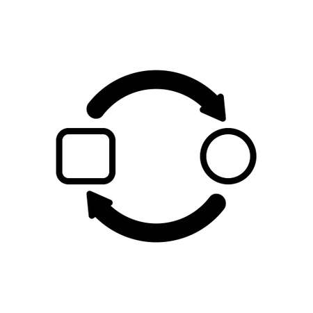 Icon for replacing,exchangeのイラスト素材