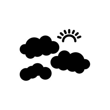 Icon for clouds,climateのイラスト素材