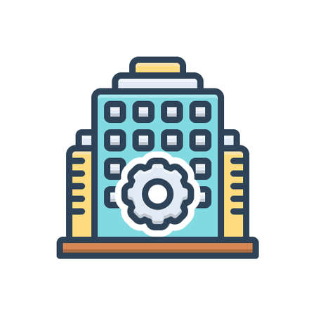 Icon for establishment,instituteのイラスト素材