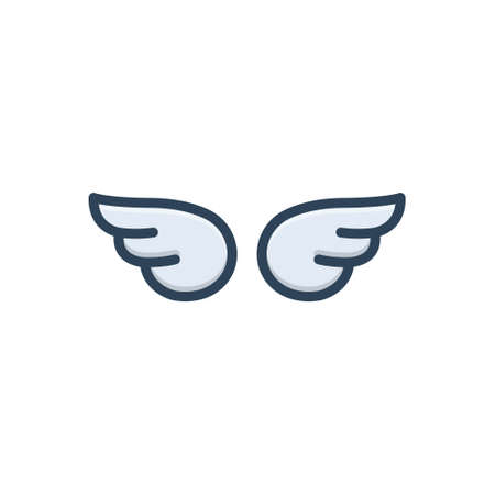 Icon for wings,featherのイラスト素材