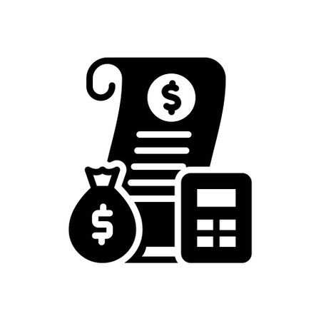 Icon for budgets,accountのイラスト素材