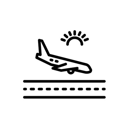 Icon for arrivals ,comingのイラスト素材