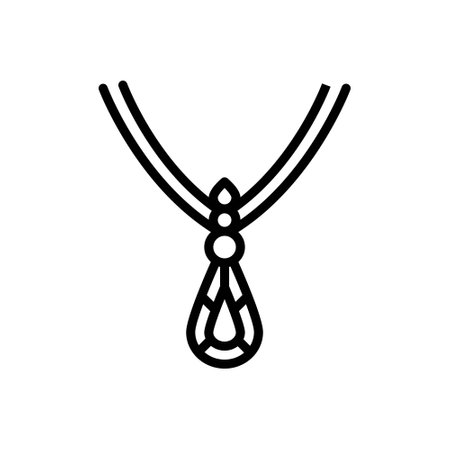Icon for gem,necklaceのイラスト素材