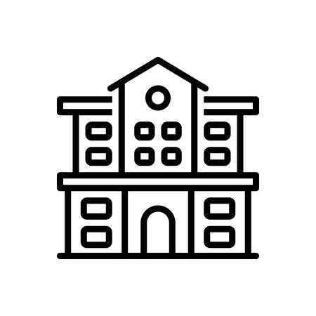 Icon for school,academyのイラスト素材