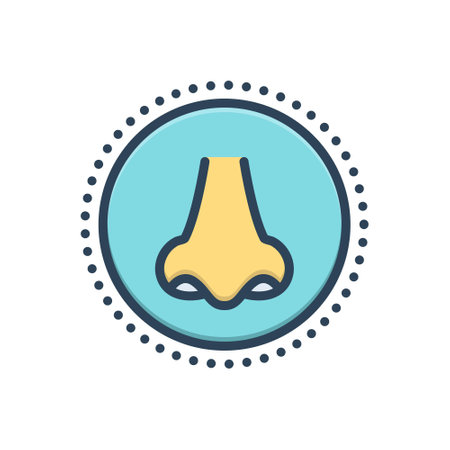 Icon for nose,anatomyのイラスト素材