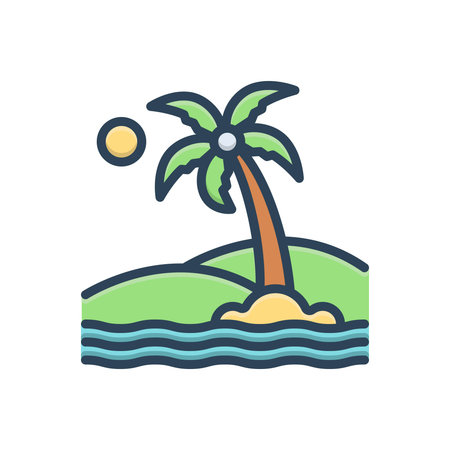 Icon for tropical,treeのイラスト素材