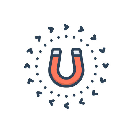 Icon for magnetic,catchyのイラスト素材