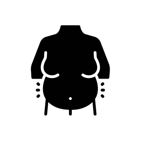 Icon for belly,stomachのイラスト素材