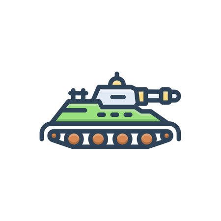 Icon for tanks,armyのイラスト素材