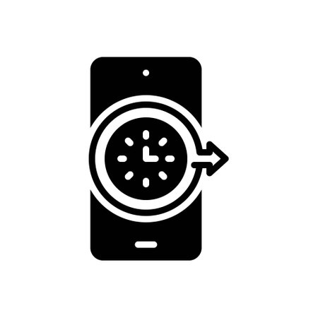 Icon for temporal,timerのイラスト素材