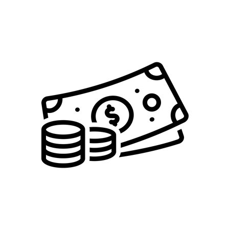 Icon for monetary,pecuniaryのイラスト素材