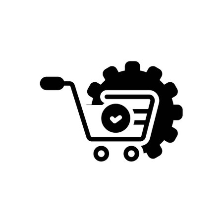 Icon for procurement,cartのイラスト素材