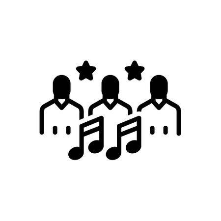 Icon for musicians,songのイラスト素材
