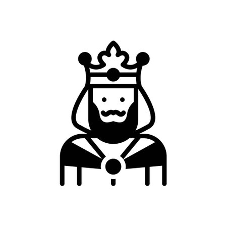 Icon for king; rulerの写真素材