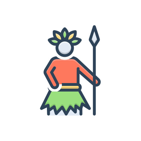 Icon for savage,cavemanのイラスト素材
