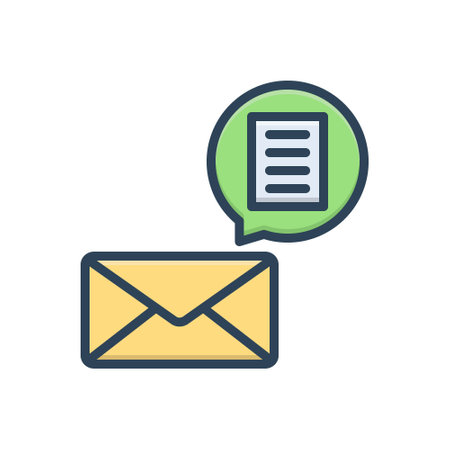 Icon for insider,messageのイラスト素材