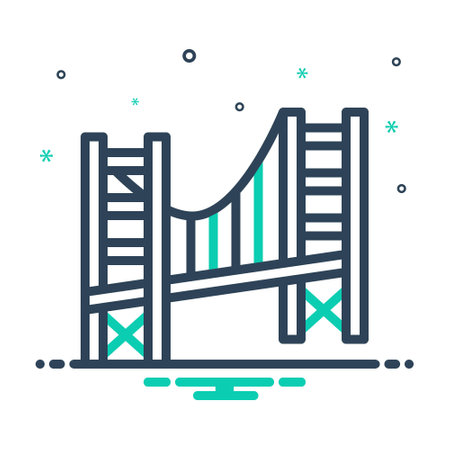 Icon for francisco,bridgeのイラスト素材