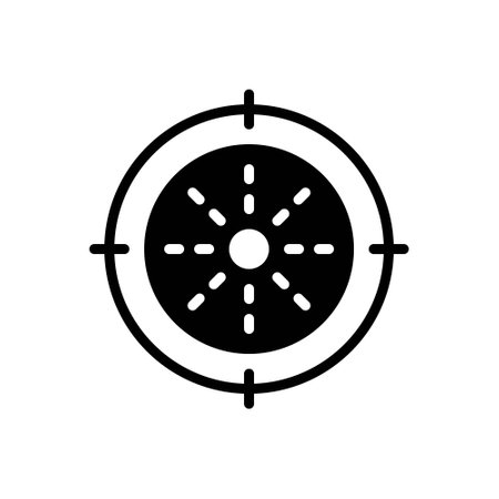 Icon for center; nucleusのイラスト素材