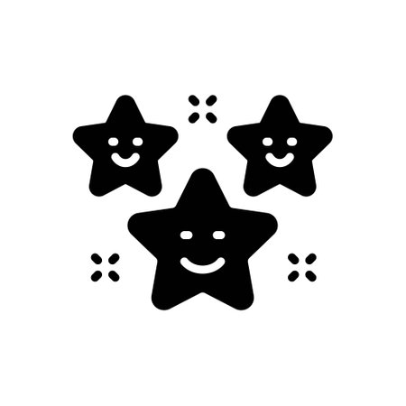 Icon for happiness,starのイラスト素材
