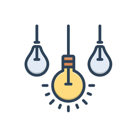 Icon for distinct; bulbのイラスト素材