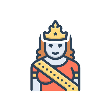 Icon for miss,queenのイラスト素材