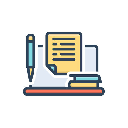 Icon for assigned,penのイラスト素材