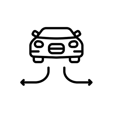 Icon for side,carのイラスト素材