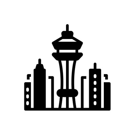 Icon for seattle,towerのイラスト素材