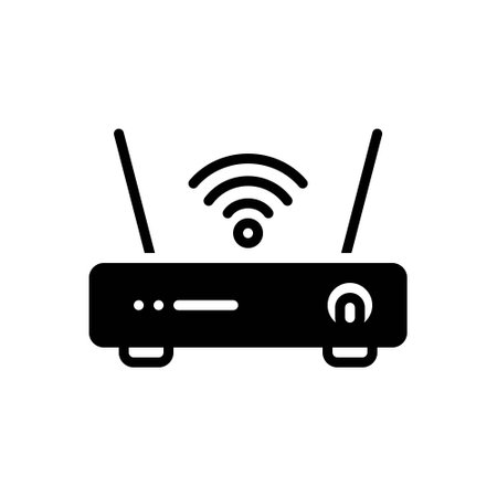 Icon for broadband,modemのイラスト素材