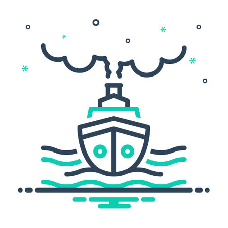 Icon for cruise,sailのイラスト素材