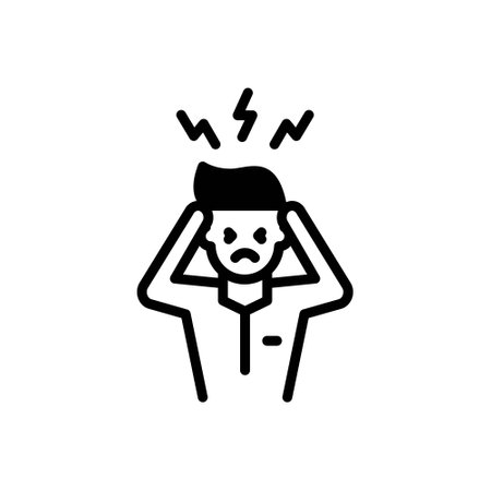 Icon for tension,stressのイラスト素材